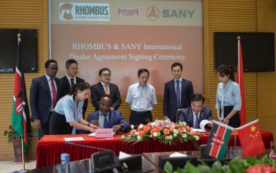 SANY signs its Kenyan dealer for a broader market
