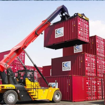 SANY SRSC4545C2 reachstacker first used in Florida